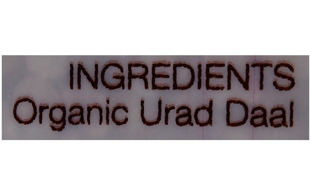 Pure & Sure Organic Urad  Daal    Pack  500 grams